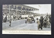 1908 Vanderbilt Cup Race Postcard/ The Most Important Win In Auto Racing History picture