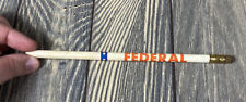 Vintage Federal Fertilizers White Red Blue Unsharpened Pencil picture