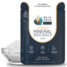 Baja Gold Signature Mineral Sea Salt, Gary Brecka Choice, Fine 1 lb Bag picture