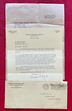 1945 LETTERS - REP. DEAN TAYLOR & ITALIAN MAN RE: INCLUSION OF ITALY IN THE UN picture