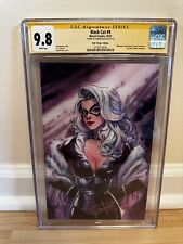 CGC SS 9.8 - BLACK CAT #9 - SIGNED BY SABINE RICH VIRGIN VARIANT EDITION MARVEL picture