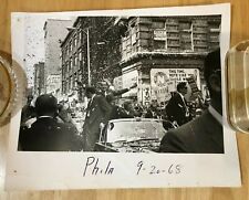 Original 1968 (9/20/1968) President Richard Nixon Press Photo - Philadelphia PA picture