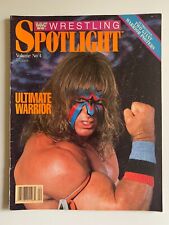 WWE WWF Wrestling Spotlight Volume 4 Ultimate Warrior Magazine 1989 picture