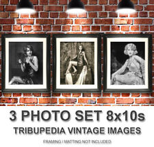 3 Vintage Photos Set * ZIEGFELD FOLLIES GIRLS * Alfred Cheney Johnston FLAPPERS picture