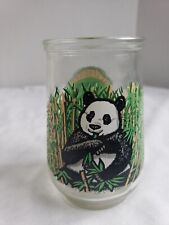 WELCH'S JELLY JAR Glass PANDA BEARS Endangered Species Collection #CC picture