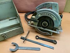 Rockwell Model 315 Heavy Duty Circular Saw With Case and Tools picture
