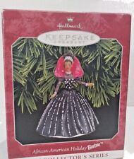 VTG Hallmark Keepsake Christmas Ornament African-American Holiday Barbie 1998 #1 picture