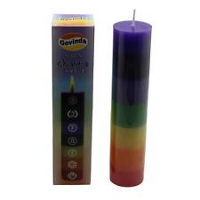 Seven Chakra Pillar Candle - To Promote Healing, Peace, & Self-Growth picture