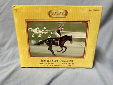 Breyer Race Horse Holiday Christmas Ornament #700115 Seattle Slew Thoroughbred picture