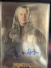 2004 Topps Chrome The Lord of Rings Trilogy John Noble Denethor as Auto 10a3 picture