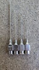 Vintage B-D Yale Stainless Steel Hypodermic Needles Medical Lot Of 4 picture