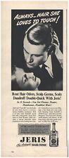 1947 Jeris Hair Tonic Scalp Cleaner Dandruff Vintage Original Magazine Print Ad picture