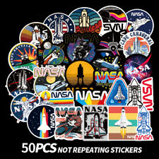50pcs NASA Astronaut Space Rocket Decal Vinyl Stickers Luggage Laptop Skateboard picture