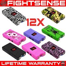 FIGHTSENSE(12) WholeSale  Heavy Duty Rechargable StunGun with LED Flashlight New picture