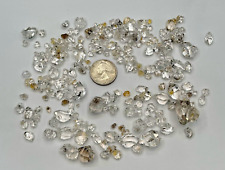 100 Grams of A/AA Grade Micro Herkimer Diamond Clusters, 3-12mm, 85-100% Flawles picture