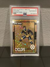 CYCLOPS 2023 Upper Deck Kith X-Men '92 Characters #3 GOLD 1/25 PSA  picture