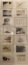 Lot of (14) BYRD ANTARCTIC EXPEDITION II Uncirculated Real PHOTO Postcards picture