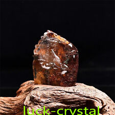 Natural Colored Ghost Quartz Hand Carved Crystal Tiger Healing 1pc,xm2 picture