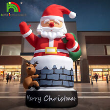 20FT 26FT 33FT Giant Inflatable Christmas Santa Claus Decoration Outdoor +Blower picture