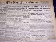 1943 JUNE 2 NEW YORK TIMES - DEGAULLE GAINS CONTROL IN AFRICA - NT 1022 picture