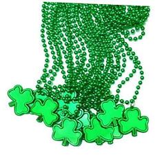 12 Pcs St Patricks Day Beads Accessories Green Shamrock Necklace for St Pattys  picture
