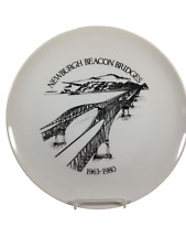 Vintage Newburgh Beacon Bridges Commemorative Plate 1963-1980 picture