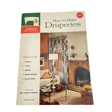 Singer “How To Make Draperies” Book No. 102 VINTAGE picture
