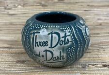 Tiki Mug Sea Urchin Teal Three Dots and a Dash Chicago Tiki Farm Ceramic picture