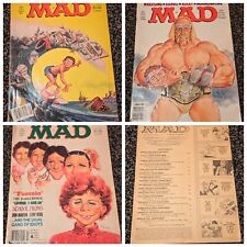 Lot of 4 Vintage '80s Mad Magazines (Read Description) picture