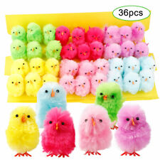 36x Easter Chicks Mini Simulation Chicks Party Decor Arts Craft DIY Ornament US picture