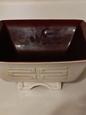 Vintage Roselane Pottery Pasadena CA Centerpiece Bowl Art Deco 310 8.75