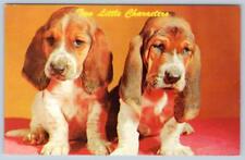 GREETINGS FROM DENVILLE NEW JERSEY BASSETT HOUND PUPPIES DOGS LITTLE CHARACTERS picture