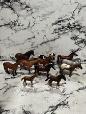 Schleich Model Horses Lot of 11; Fouls, Mares, and Stallions Vintage 2000s picture