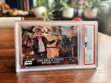2016 Topps Star Wars Chrome Prism Refractor 51/99 HanSolo/Chewbacca PSA 10 POP 1 picture