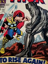 Clean Raw Marvel 1967 MIGHTY THOR #151 Excellent Destroyer Cover picture