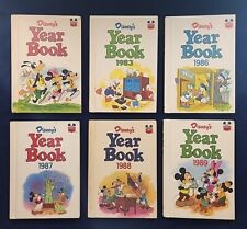 DISNEY'S WONDERFUL WORLD of READING 80's YEAR BOOK LOT (6) picture