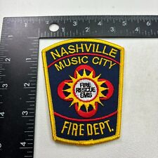 FIRE RESCUE EMS MUSIC CITY TENNESSEE NASHVILLE FIRE DEPT Patch (Firefighter)44MY picture