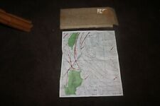 unissued US Navy S-8B 3 & 4 nylon silk survival sectional map chart WWII korea picture