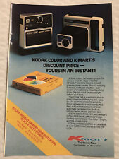 Vintage 1977 Kmart & Kodak Original Print Ad Full Page - Yours In An Instant picture