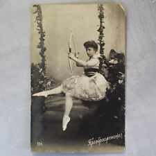 PREOBRAJENSKA Prima ballerina ballet star Tsarist Russia photo postcard 1906s🩰 picture