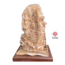 Jesus Calms The Storm Miracle Olive Wood Hand Made Artistic Figure Bethlehem Art picture