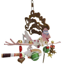 Karen Rossi Fanciful Flights Silvestri Tennis Racket Christmas Tree Ornament Art picture