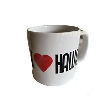 Vintage 1990's I Heart Hawaii Love Ceramic Mug Cup Made in Korea picture