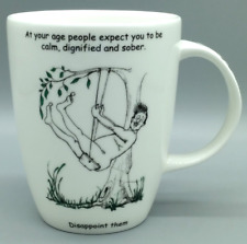 Free Range Small Novelty Mug w/ Comic Design & Quote picture