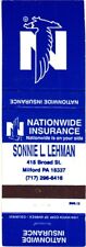 Sonnie L. Lehman, Milford, Penna, Nationwide Insurance Vintage Matchbook Cover picture