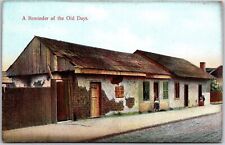 A Reminder Of The Old Days Residential Houses Apartments Postcard picture