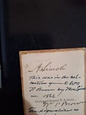 Abraham Lincoln Signed Forgery Collection Piece picture