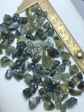 151 Crt /Natural Green Party Sapphire Rough Good Quality Small Sizes Rough Deals picture