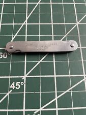 Vintage Starrett Early No. 157  Bicycle Thread Pitch Gage picture