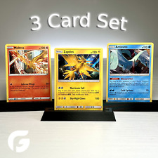 Pokemon TCG: Moltres, Zapdos, Articuno HOLO RARES 3 Card Set - Near Mint picture